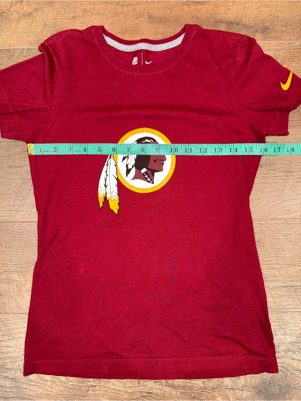 Washington Redskins Nike Burgundy Short Sleeve Tee Washington Commanders - Picture 8 of 10